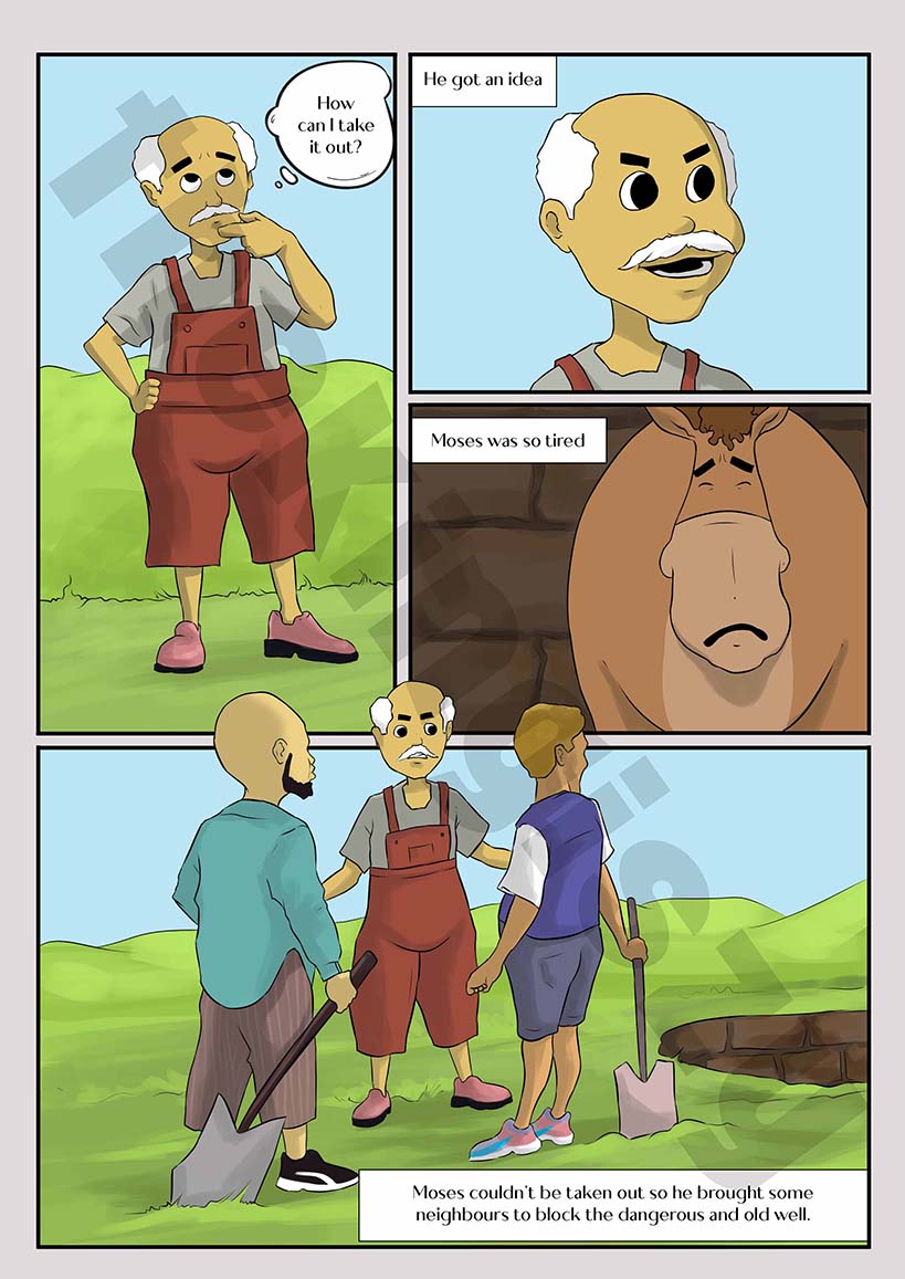 A page from Zara Kruck: The seeker Illustrated by thekingiszy